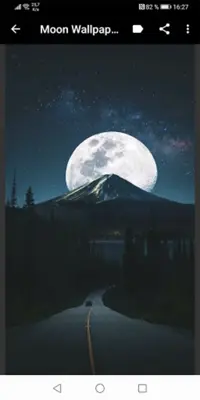 Beautiful moon. Wallpaper. android App screenshot 2